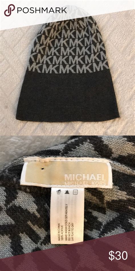michael kors beanie grey